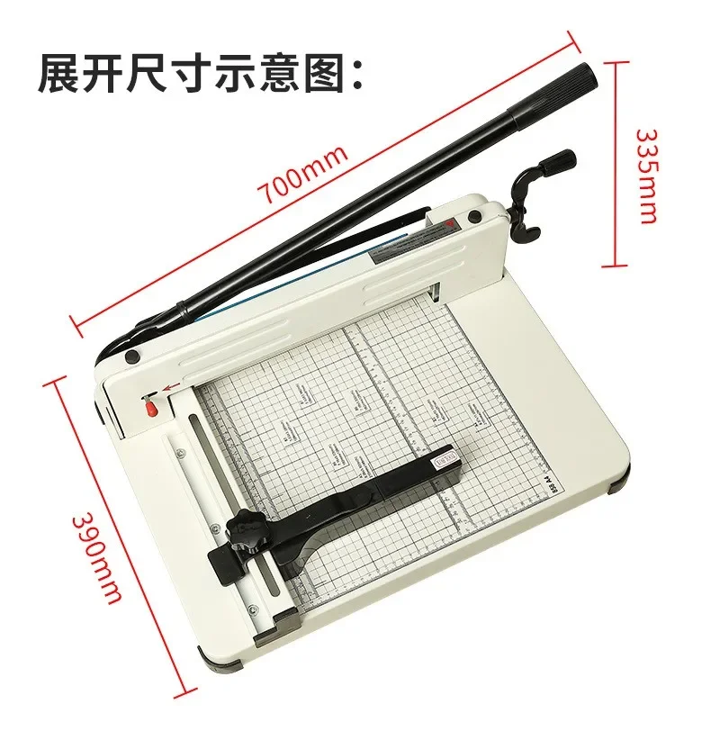 Factory Direct 2026 High Quality 400 sheets with thick layer paper cutter Manual Heavy-duty A4 paper cutter can cut 4 cm