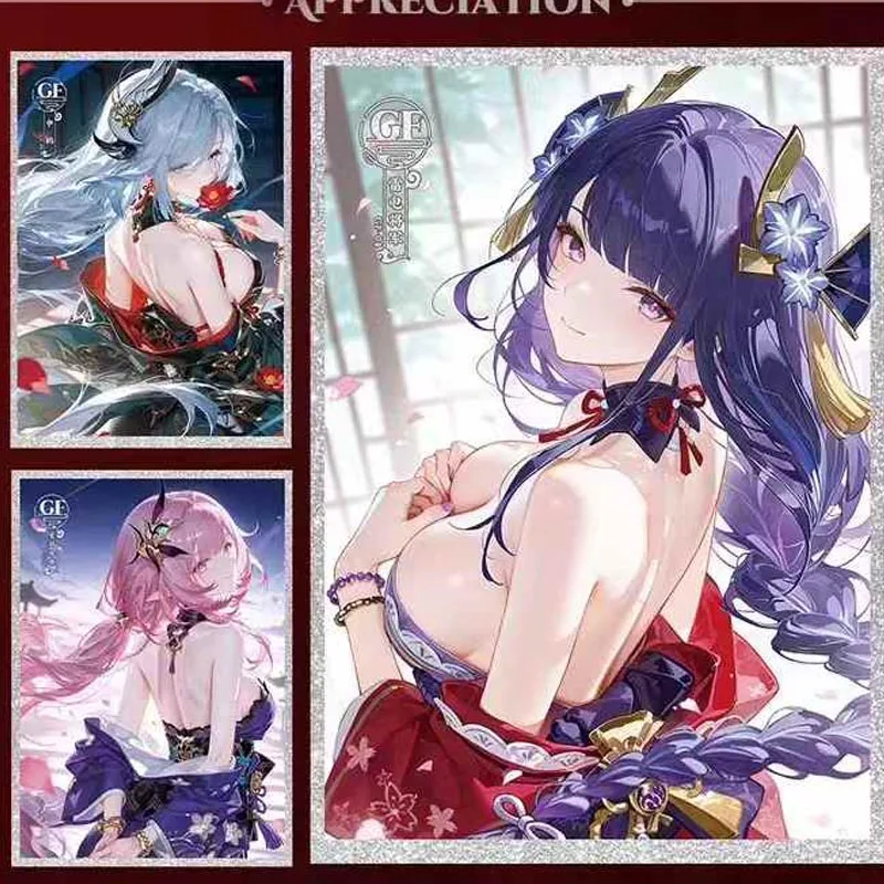 2025 Godin Verhaalkaart Booster Box Super Zeldzame A4 Acryl Kaart Abc Case Waifu Anime Meisje TCG Game Card Doujin Speelgoed en Hobby Gif