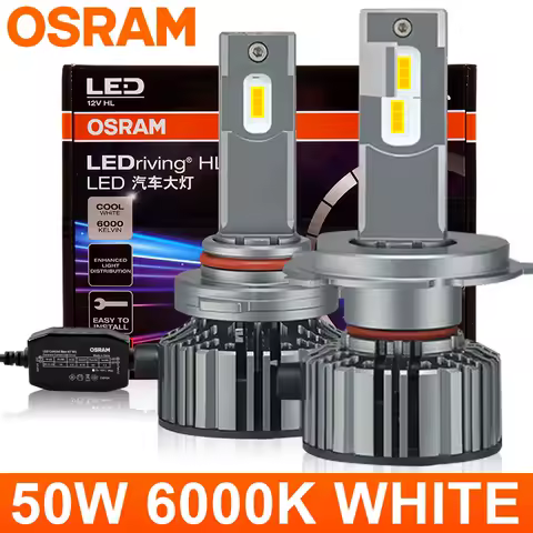 OSRAM Original H4 H11 H8 Led 50W H7 Car Headlight Bulb 9005/HB3 9006/HB4 9012 HIR2 Auto Fog Light 6000K H7 Turbo Universal Lamp