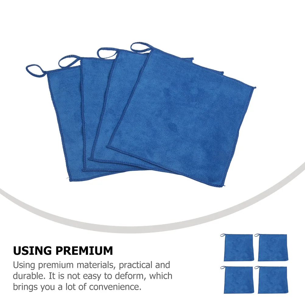 

4pcs Super Absorbent Cotton Cleaning Towels Mini Washrags For Pigment Drying Portable Small Water Adsorption Tools