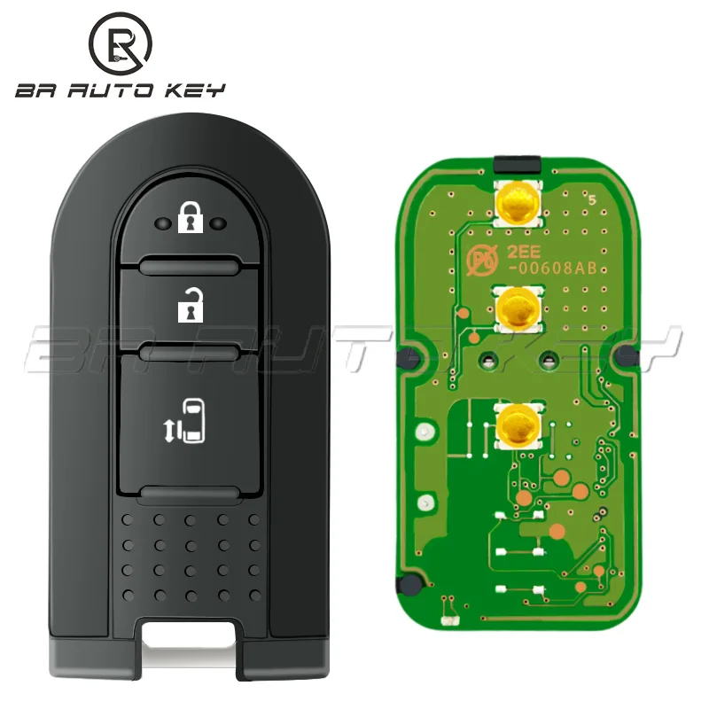 Portachiavi a distanza per auto originale a 3 pulsanti per Daihatsu Terios LA600S Tanto Custom 2012-2018 Genuine New 315MHz FSK ID47 Chip HITAG3