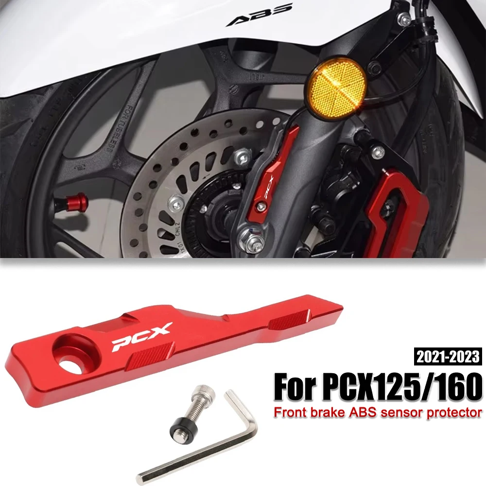 For Honda pcx 125 150 21-23 Motorcycle Accessories Front Brake ABS Sensor Protective Front Wheel ABS Sensor Guard Protector