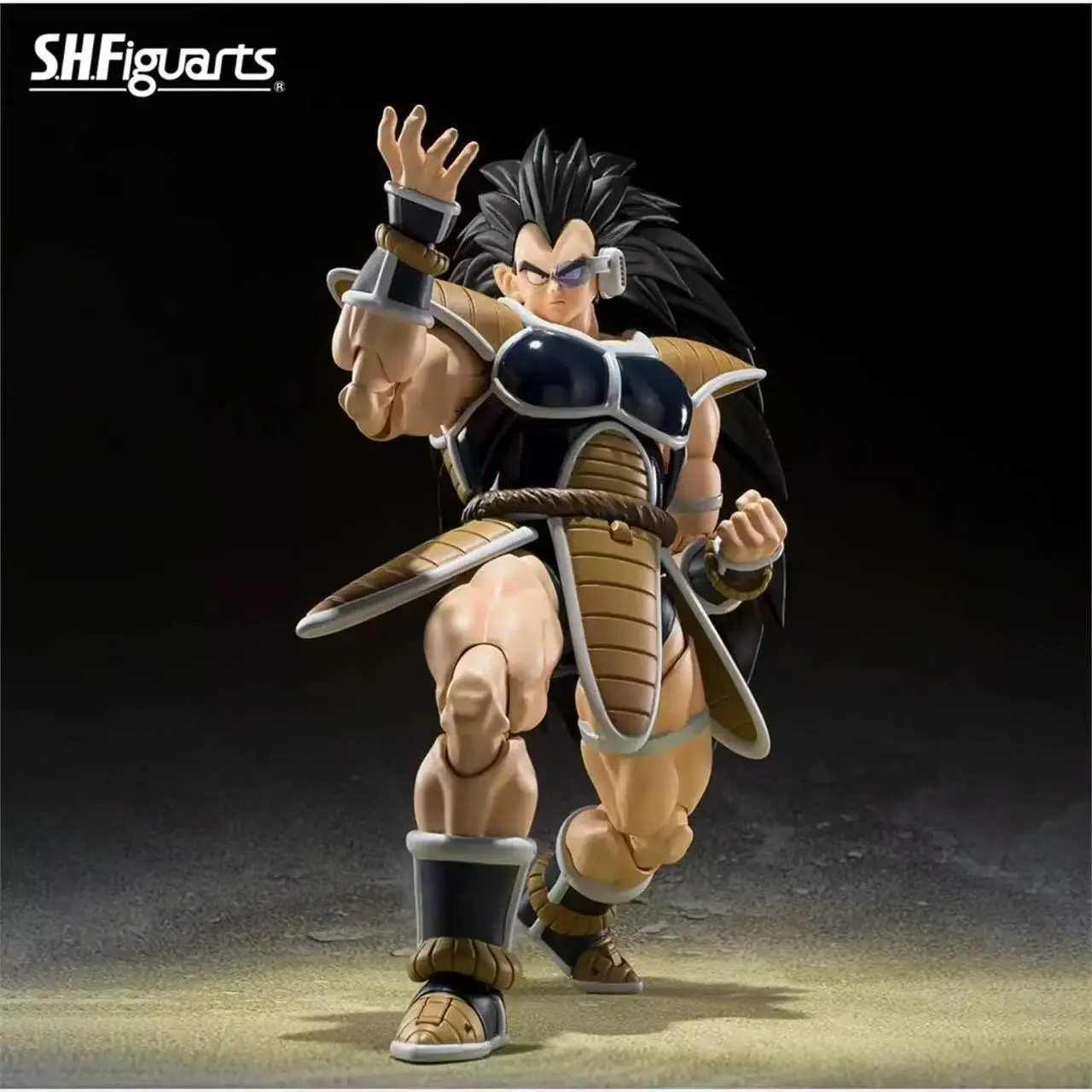 Em estoque original e novo bandai shf dragon ball série raditz & son gohan-crianças-figura de ação modelo boneca presente