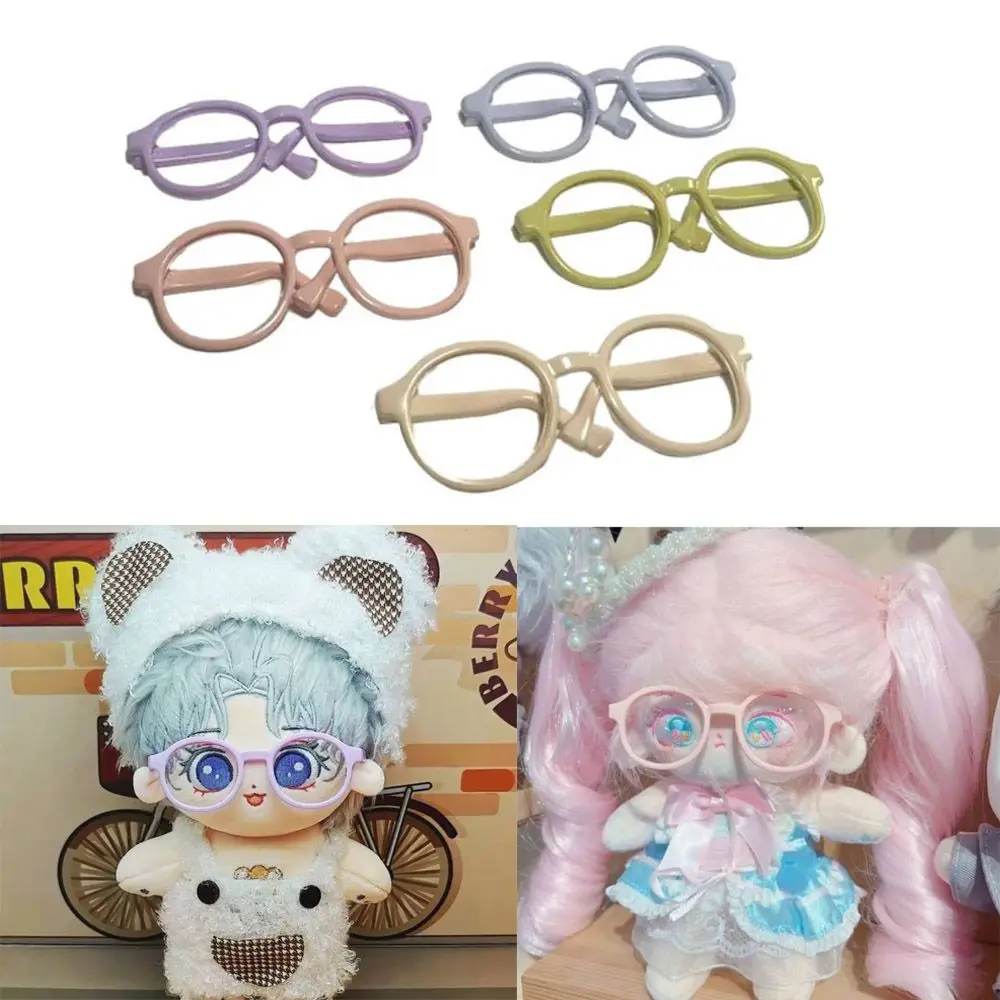 4.5/6.5/9CM Mini Doll Glasses for 1/3 1/6 1/8 60cm BJD Blyth Doll Plush Toy Sunglasses DIY Accessories Dress Up Toys Gift