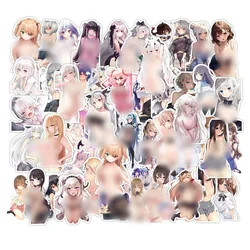 50pcs Cute Two-dimensional Sexy Anime Beauty Graffiti Waterproof Stationery Water Cup Decoration Sticker