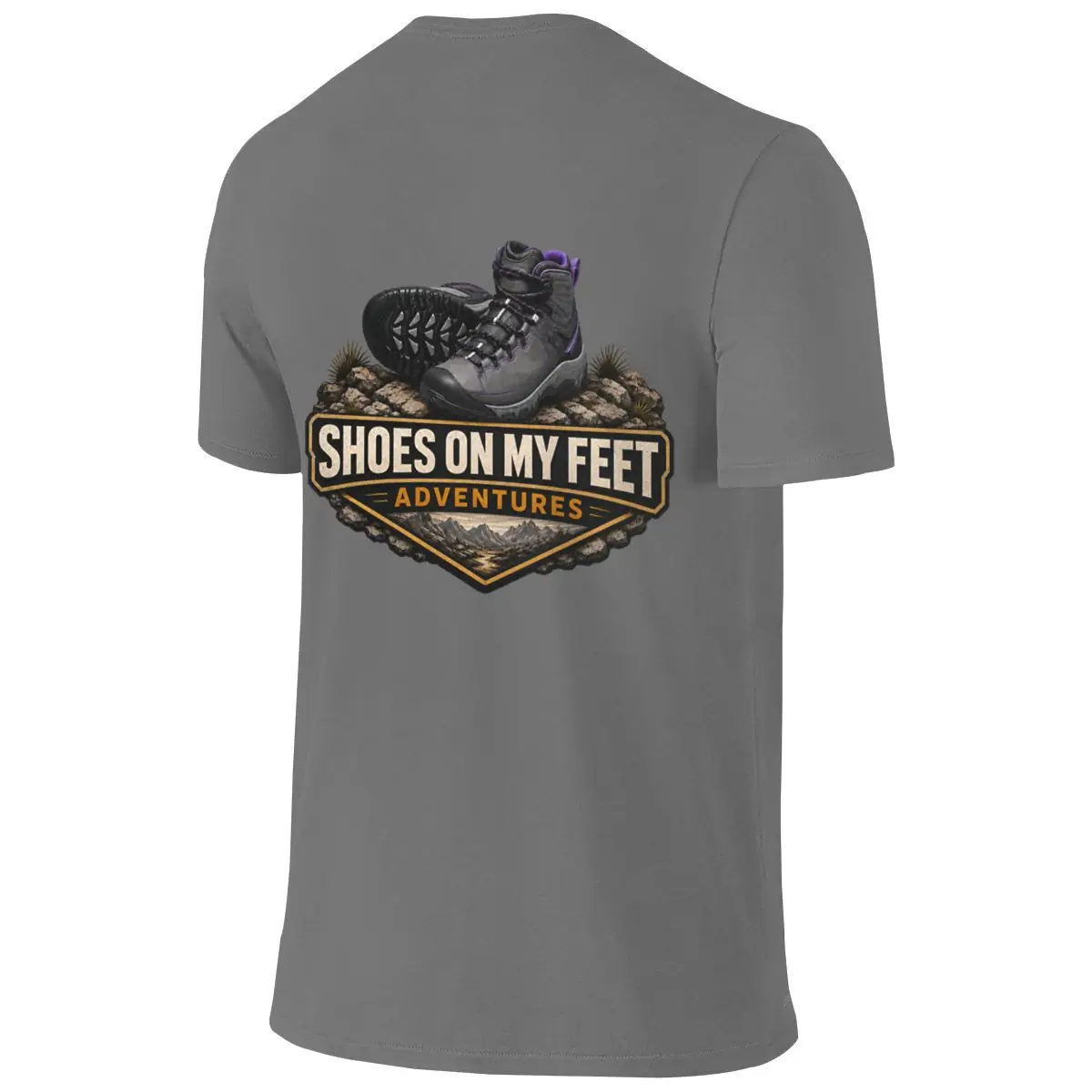 Shoes On My Feet Adventures Gear Nude Feeling Reversible T-shirt Japanese-Style Vibe Morandi Colors Women's T-shirts