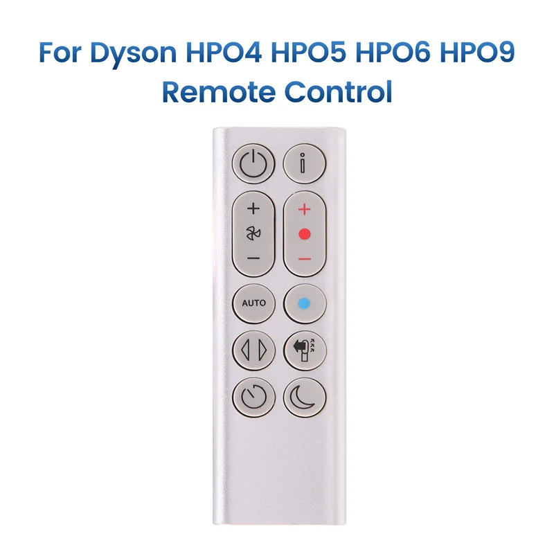 جهاز تحكم عن بعد بديل A29R 2X لـ Dyson HP04 HP05 HP06 HP09 مروحة تنقية الهواء ومروحة التدفئة والتبريد (فضي)