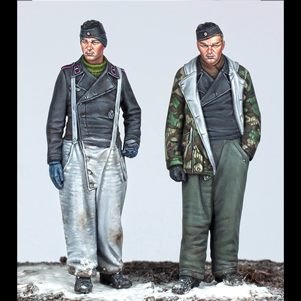 

1/35 танк Panzer Crew, фигурка солдата из смолы, военная тема Второй мировой войны, комплект в разобранном и неокрашенном виде