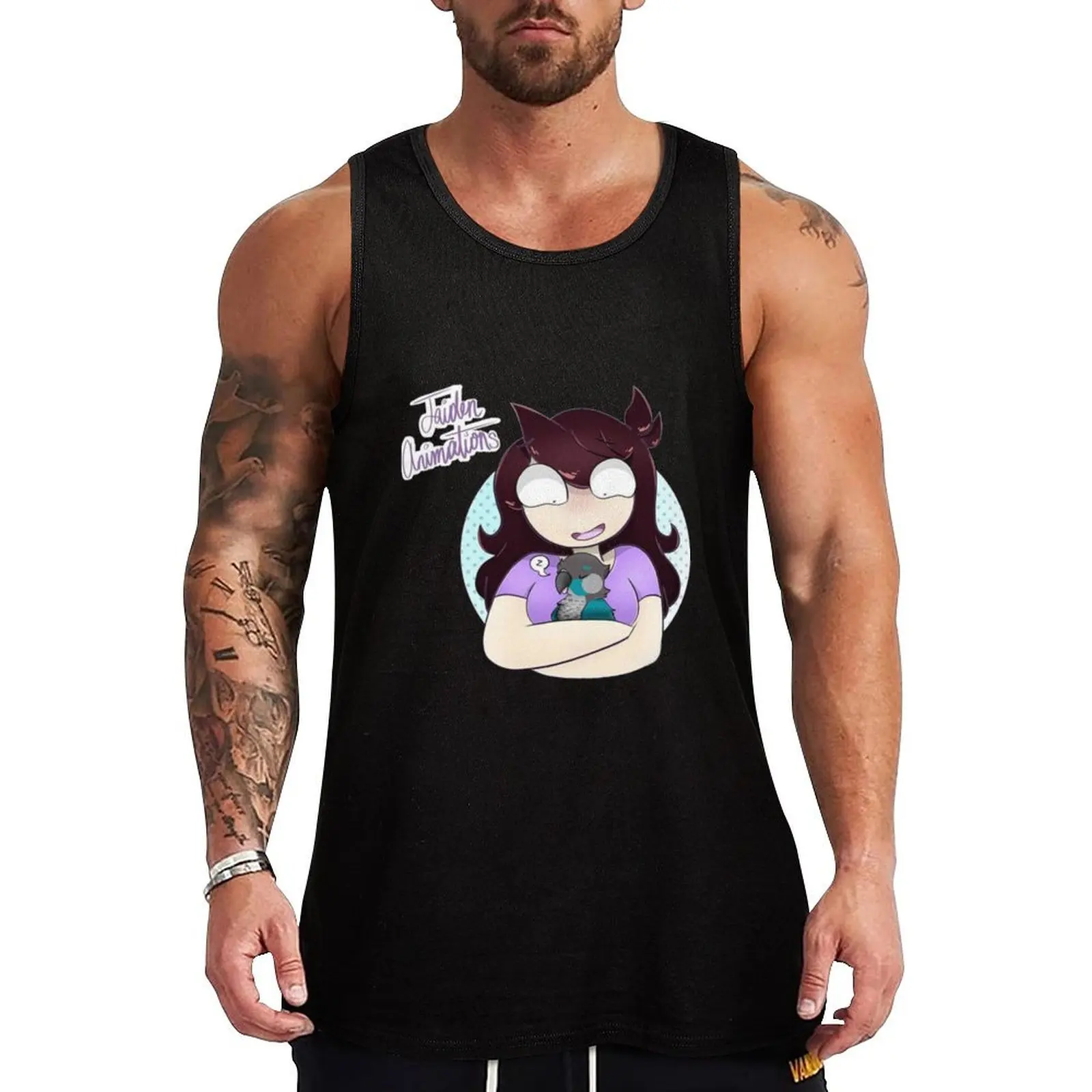 jaiden animations Tank Top bodybuilding t-shirt Men's gym t-shirts running shirt underwear t-shirt for man