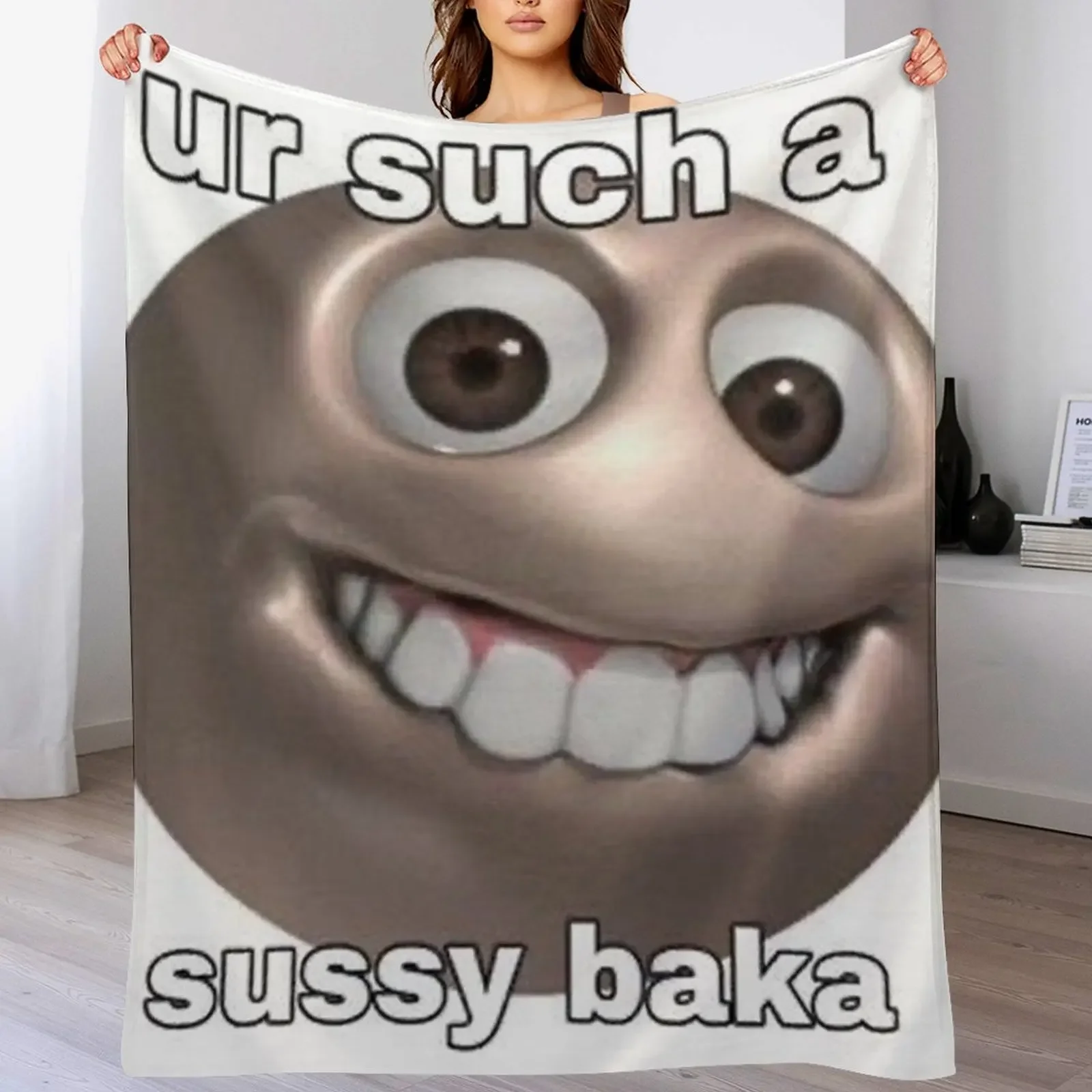 ur such a sussy baka Throw Blanket Luxury St heavy to sleep christmas decoration Blankets