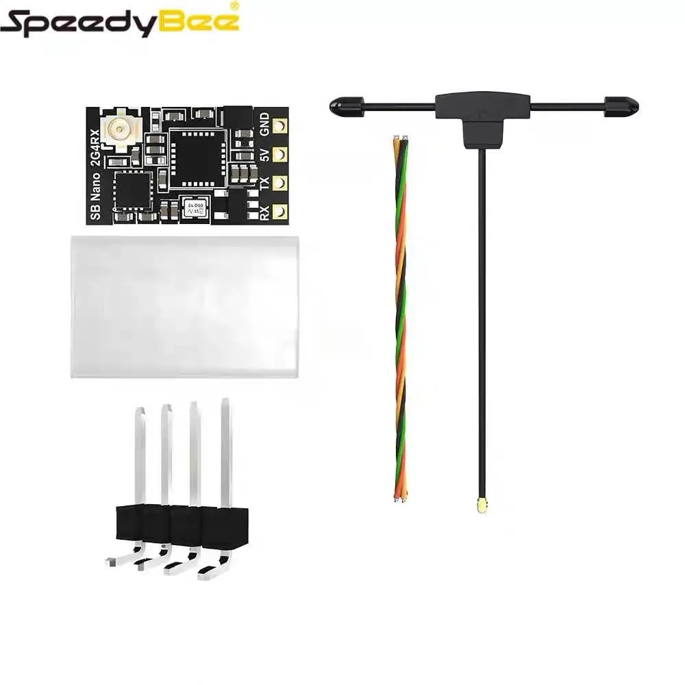 For SpeedyBee ELRS Nano Receiver 915MHz with TCXO for FPV Drones, 2.4GHz ExpressLRS Compatible