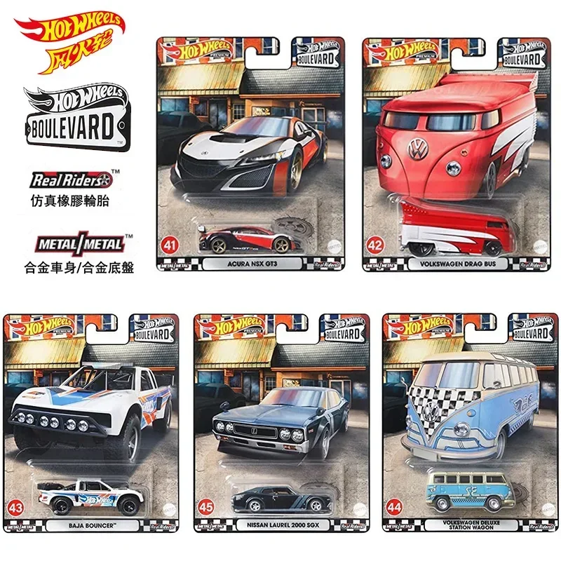 Original rodas quentes premium carro boulevard diecast 1:64 voiture nissan skyline volkswagen mini toyota crianças meninos brinquedos para crianças