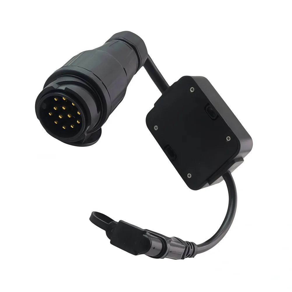 EU To US Trailer Light Converter European 13Pin To AMERICA 4Pin Trailer Connector Adapter With Brake
