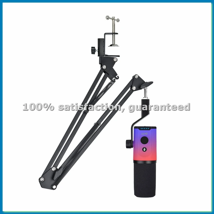 XLR/USB Gaming Microphone Kit with Headphone Jack/RGB/Arm Stand, Dynamic Microphone for Podcasting Recording Gaming Live-A25R