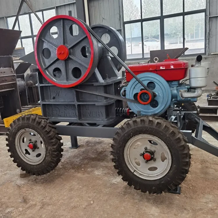 

High Efficiency Mobile Crushing Equipment Granite Limestone Jaw Crusher