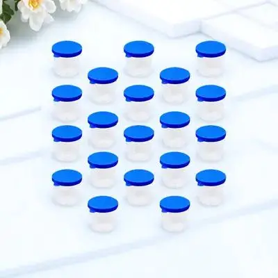 

100pcs Beaker Urine Cup Specimen Container Leak-Proof Plastic Sample Cups for Lab Test Histology Cytology Teaching