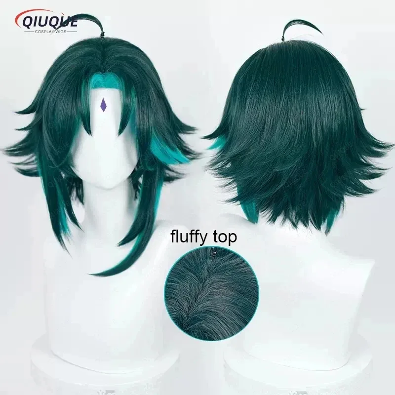 

COSda@Game Impact Xiao Cosplay Wig Short/Long Blue Gradient/Brown Gradient Red Heat Resistant Synthetic Hair Wig + Wig CapCOSda