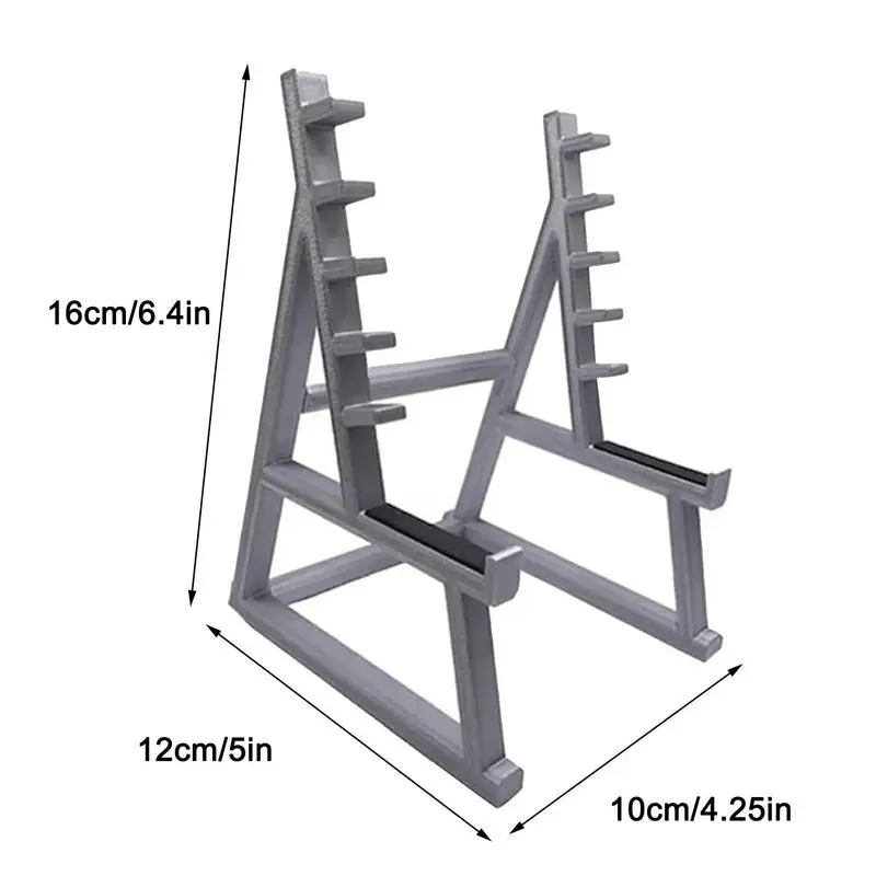 Imagem -06 - Suporte para Lápis para Mesa Barbell Rack Suporte para Exibição Tema de Ginástica Portátil Armazenamento de Caneta Squat Rack Ornamentos com Halteres e Pesos