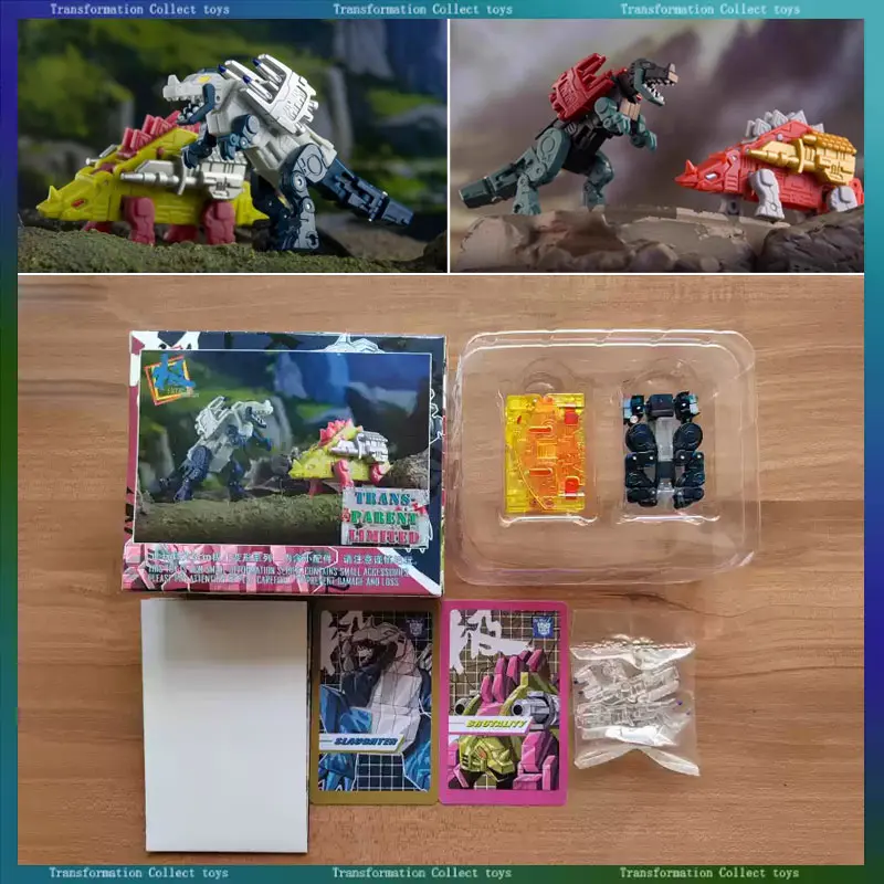 

В наличии Трансформация DR.WU DWE61M DWE62M Лента с динозавром основного цвета, прозрачный цветной набор, экшн-модель, игрушки-роботы, подарок