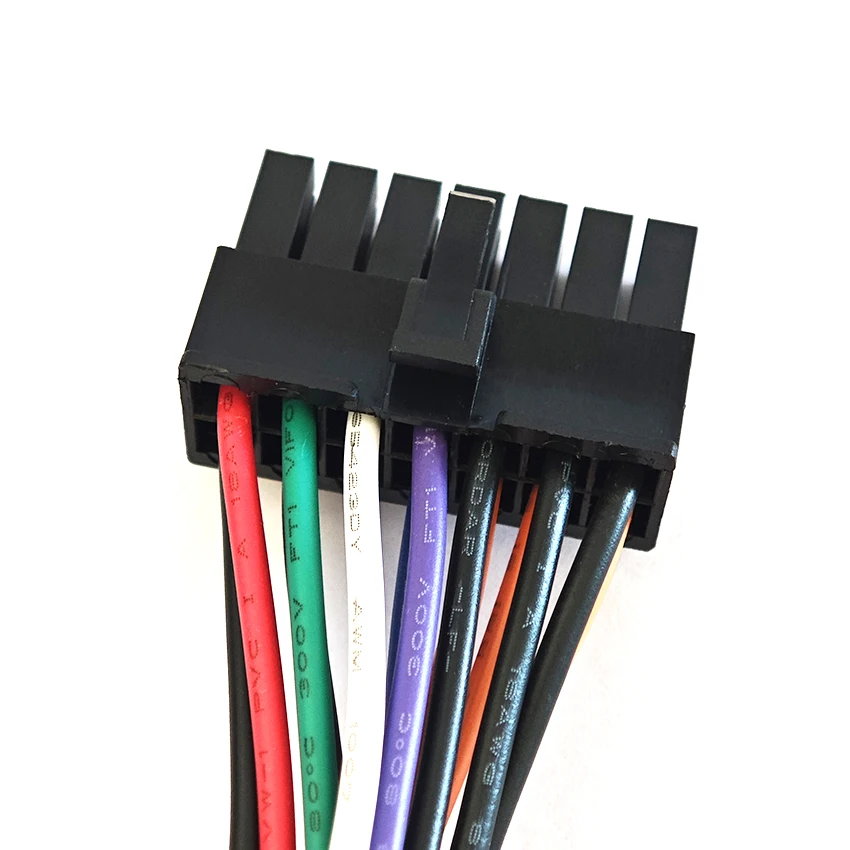 24Pin To 14Pin Power Supply Cord Adapter Cable 24P To 14P For Lenovo For IBM Laptop Power Supply Adapter 18AWG