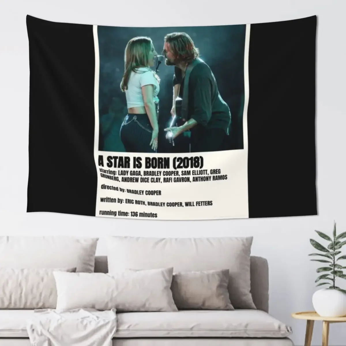 

A Star is Born Movie Tapestry Aesthetic Home Decor Room Decore Aesthetic Tapestry