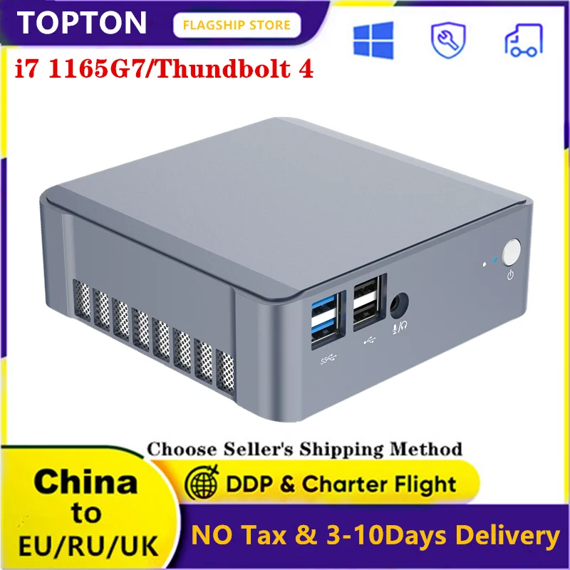 

New Mini PC Windows 11 Intel 11th Core i7 1165G7 i5 1135G7 Gaming Desktop Computer 3x4K@60GHZ HTPC NUC Thundbolt 4 DDR4 NVME SSD