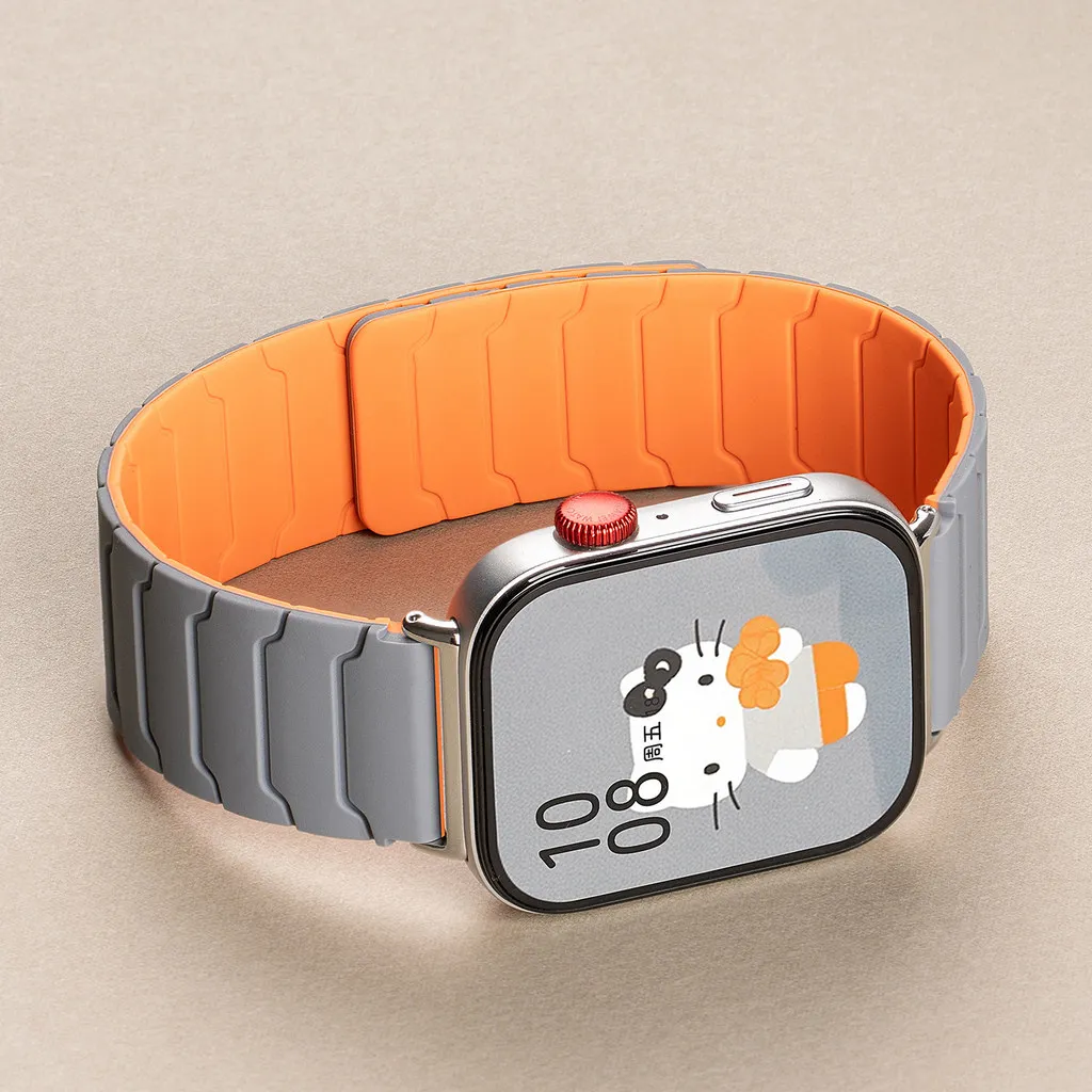 Силиконовый магнитный спортивный ремешок для Huawei Watch Fit 4, 4Pro, 5, 5Pro, дышащий зимний браслет для Huawei Fit 3