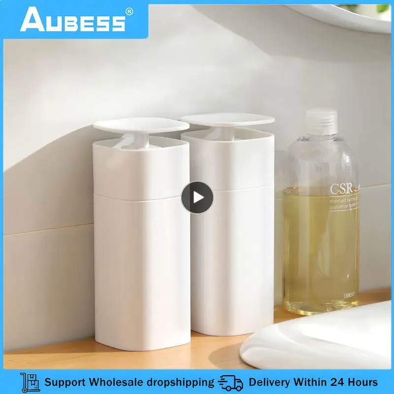 1-8pcs Dish Soap Dispenser For Bathroom Sink Countertop Kitchen Bathroom Pressing Hands Washer Plastic Cosmetic Shampoo Bottles