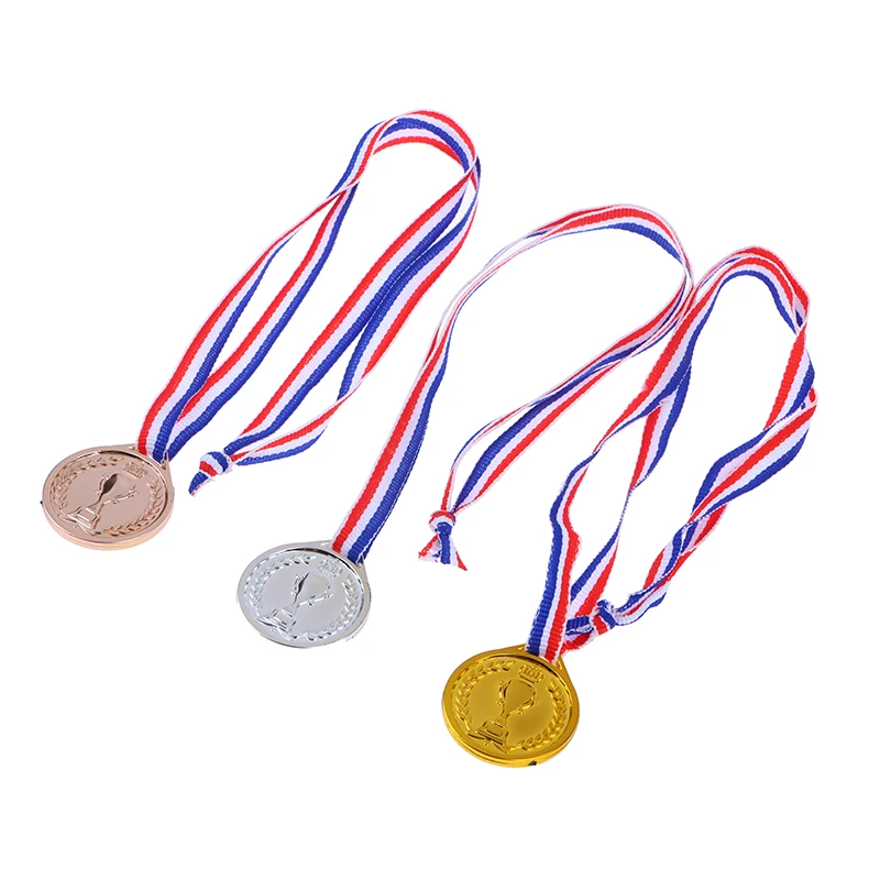 Gold Silver Bronze Award Medal Reward Football Competition Prizes Award Medal For Souvenir Gift Outdoor Sport Kids Toys