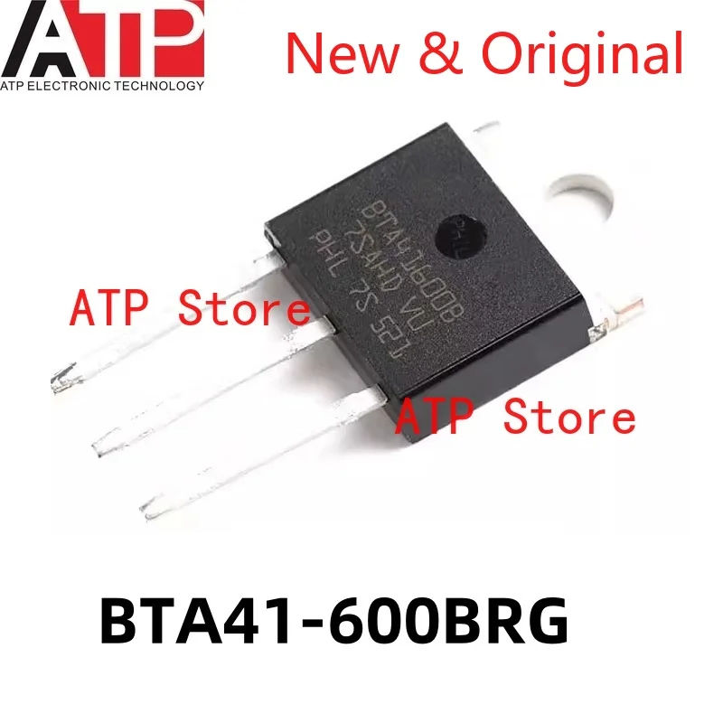 

10 шт. BTA41-600BRG BTA41 BTA41600B TO-3P трехконтактный двунаправленный тиристор 40A 600 В встроенный чип IC оригинальный инвентарь