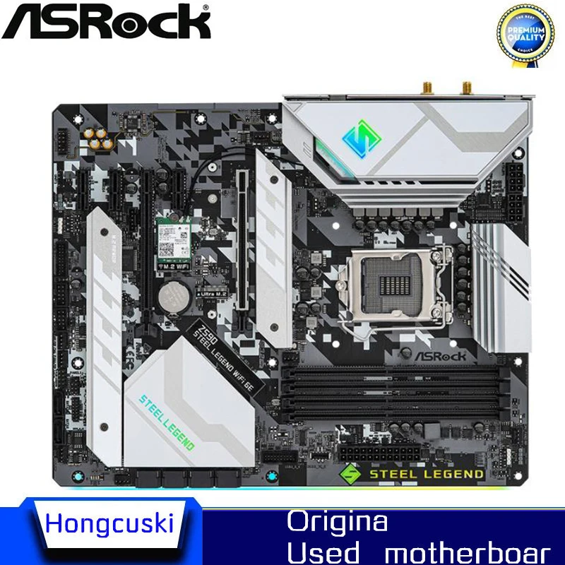 

Материнская плата ASOCK Z590 Steel Legend WiFi 6E Z590 DDR4 PCI-E 4,0 LGA 1200
