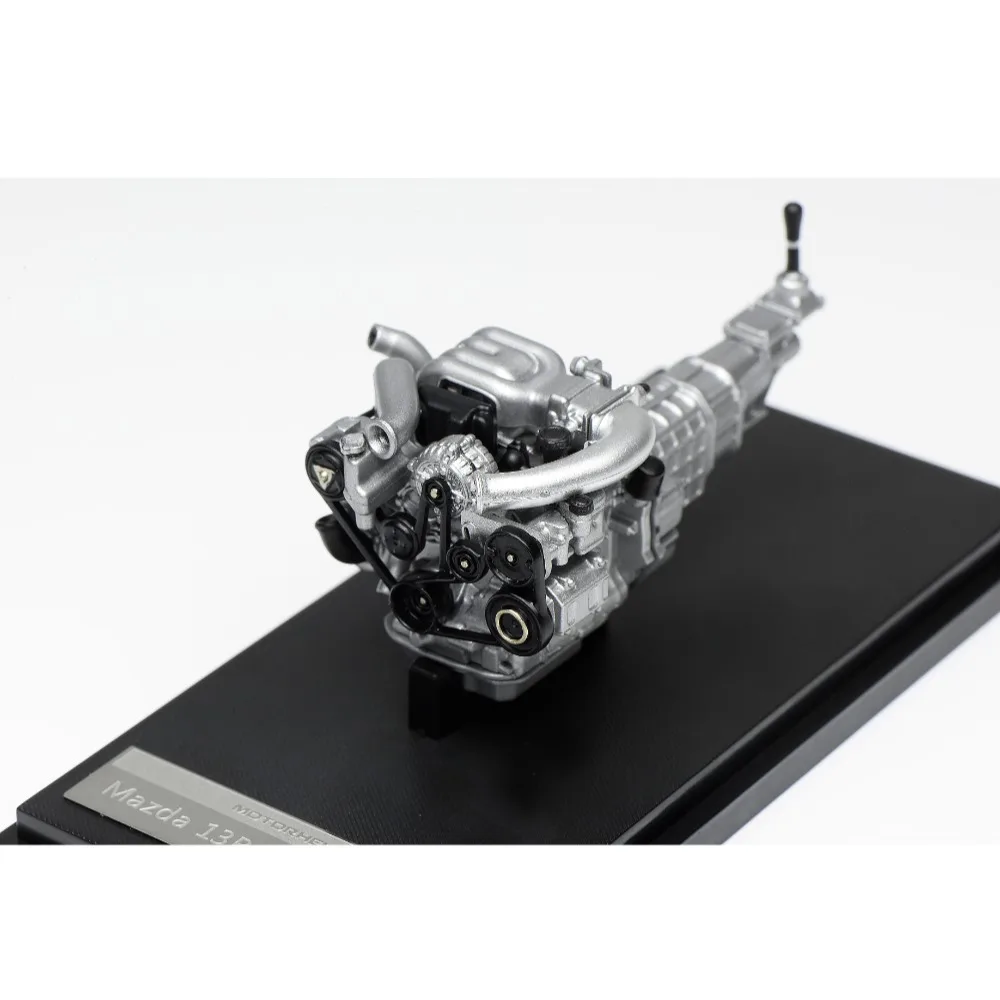 Motor Helix 1:18 Diecast Model Car Produto Acabado Motor R34 R35 13B-REW