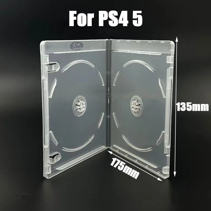 1PC For PS1 PS2 PS3 PS4 PS5 Replacement Empty Game CD DVD Box Case for PS4 Game Disc Storage Shell Cover Repair Accessories