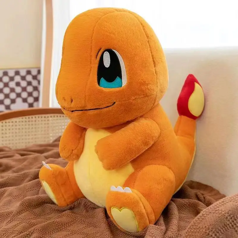 37cm Anime Pokemon Charmander Stuffed Animal Doll Pokemon Dinosaur Plush Toy Cute Cartoon Anime Pillow Kid Gift