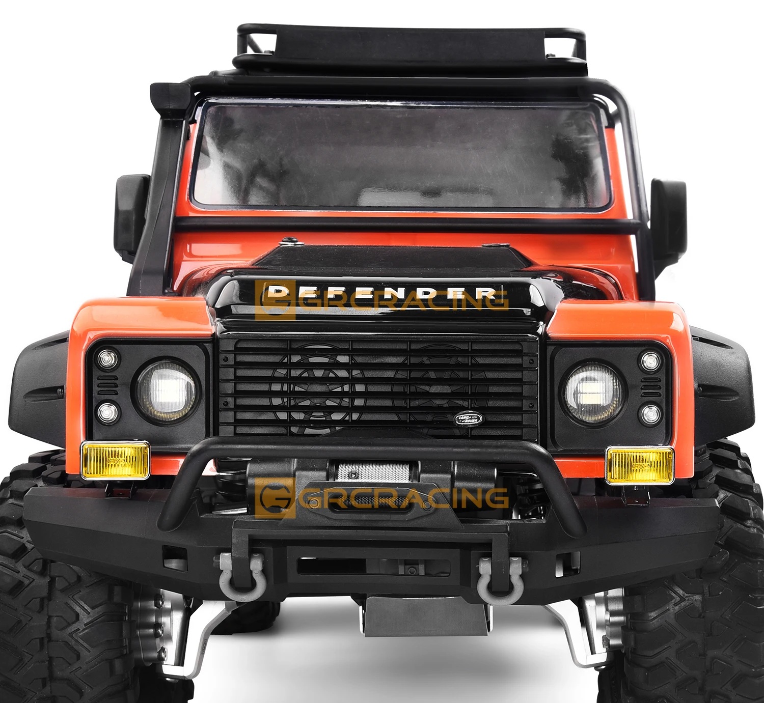 GRC Pro Version Spotlight RC Fernbedienung Modellauto mit galvanisiertem Reflektor Suchscheinwerfer 20 mm rechteckiger Scheinwerfer G157UY – Detail 20