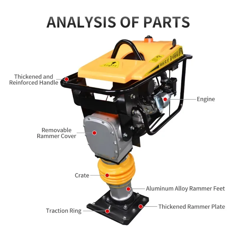 Compactor Cimar Jumping Tamping Rammer Machine