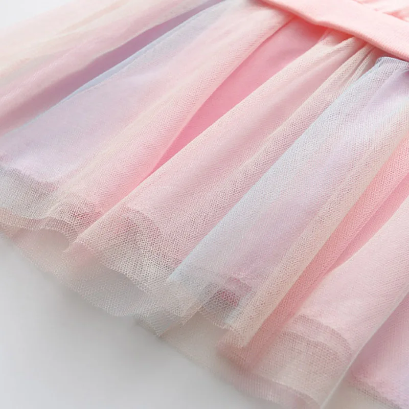 2023 neue Einhorn Prinzessin Kleid kinder Frühling & Herbst Saison Kleid Mädchen Geburtstag Party Kleid Halloween Weihnachten Kleid – Detail 9