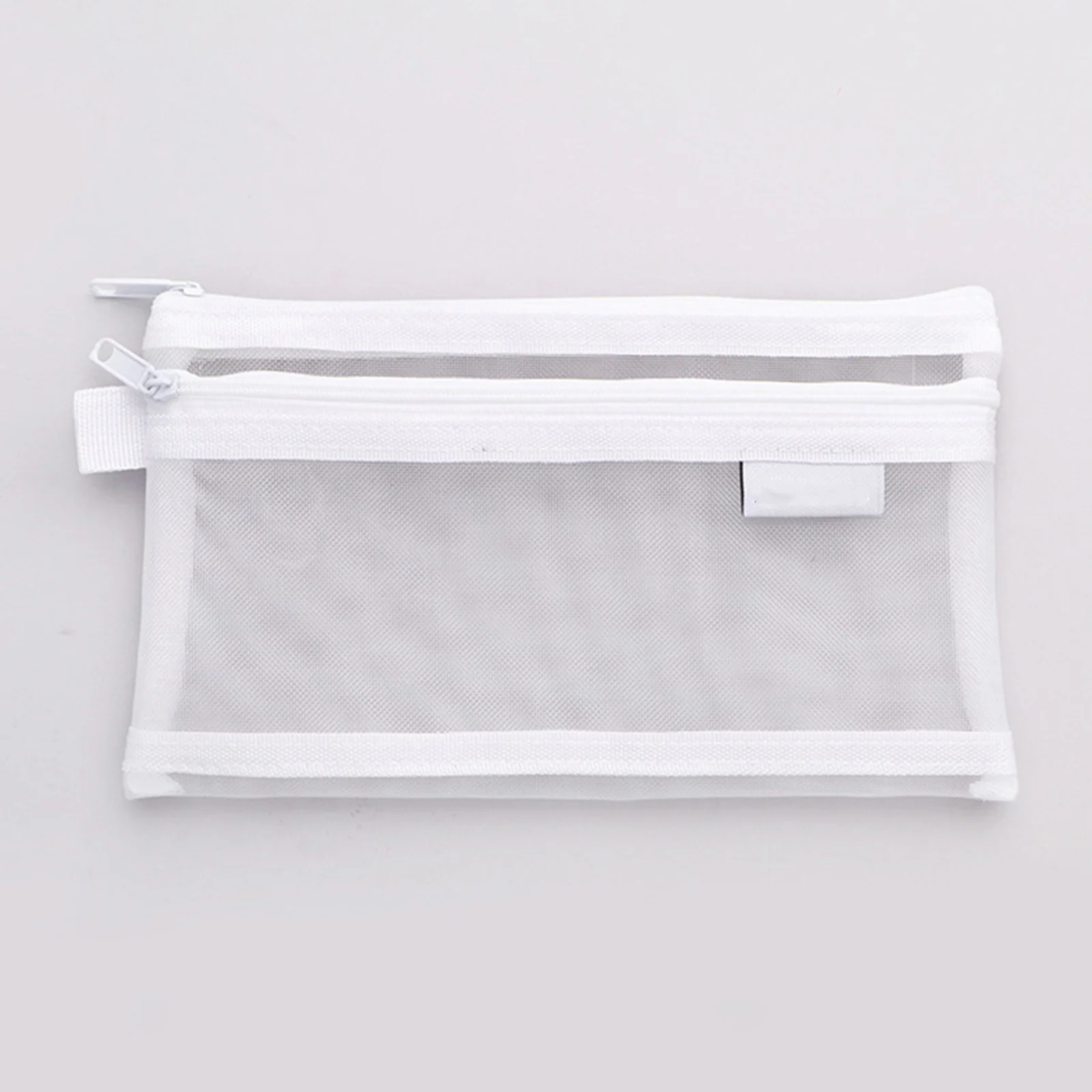 

3Pcs Transparent Pencil Pouch Stationery Holder Waterproof Wear-Resistant Pen Bag with Smooth Zipper for Kids Adults Portable