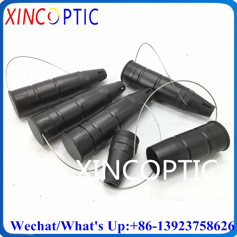 4Pcs 2C/4Core PDLC Outdoor Plastic Fixed/Flexible Protector Connector For CPRI Armored Cable Fiber Protective Cover Shell