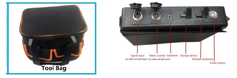 GRANFOO HD 100m Câmera Analógica Subaquática Com Pan-Tilt-Zoom Visão Noturna Sensor CMOS H.264 Compressão de Vídeo Opções de Armazenamento DVR