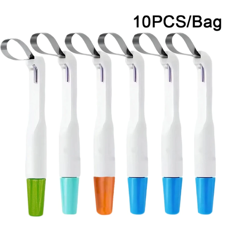 10Pcs Dentistry Matrix Band Matrice Dentist Adjustable Ring System Standard/Curved Pre Formed Matrix Dental Supplies 4.5/6MM