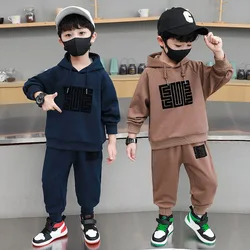 Autumn Fashion Baby Clothes For Children Boys Print Hoodies Jacket Coat Pants 2Pcs/Sets Toddler Casual Clothing Kids Tracksuits