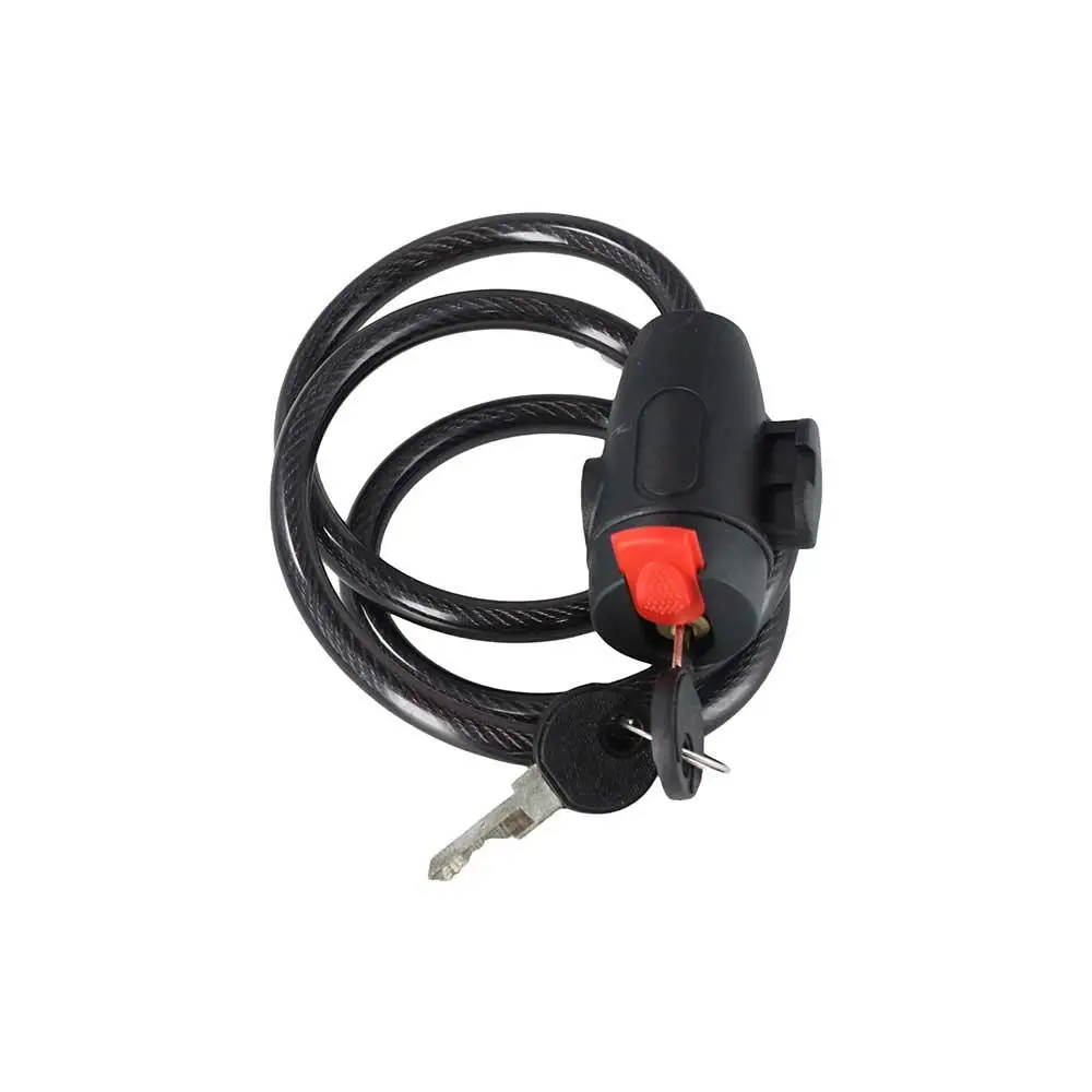 Steel Cable Coil Anti-Theft Motorcycle Bike Security Wire Circle Lock Bicycle Lock