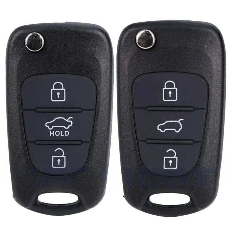 

Replacement Remote Car Key Shell 3 BT Flip Folding Key Case For Kia K2 K5 Rio 3 Picanto Ceed Cerato Sportage For Hyundai