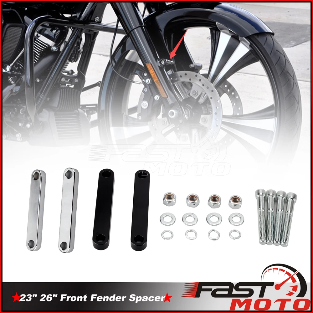 Переднее крыло мотоцикла, большая распорка для Harley Touring Street Glide FLHX Road Glide King FLHR FLTR FLHT FL Trike