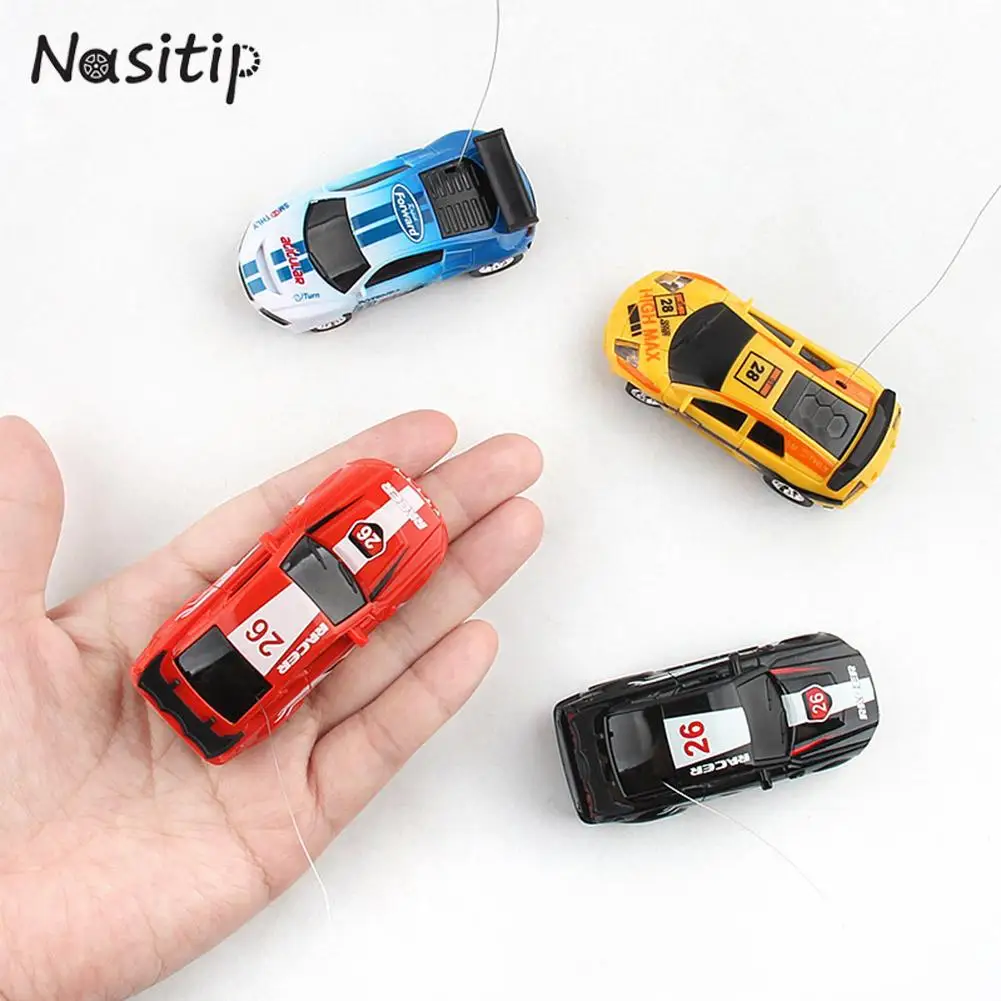 NASITIP Mini Cans Remote Control Car With Light Effect Electric Racing Car Model Toys For Children Birthday Gifts