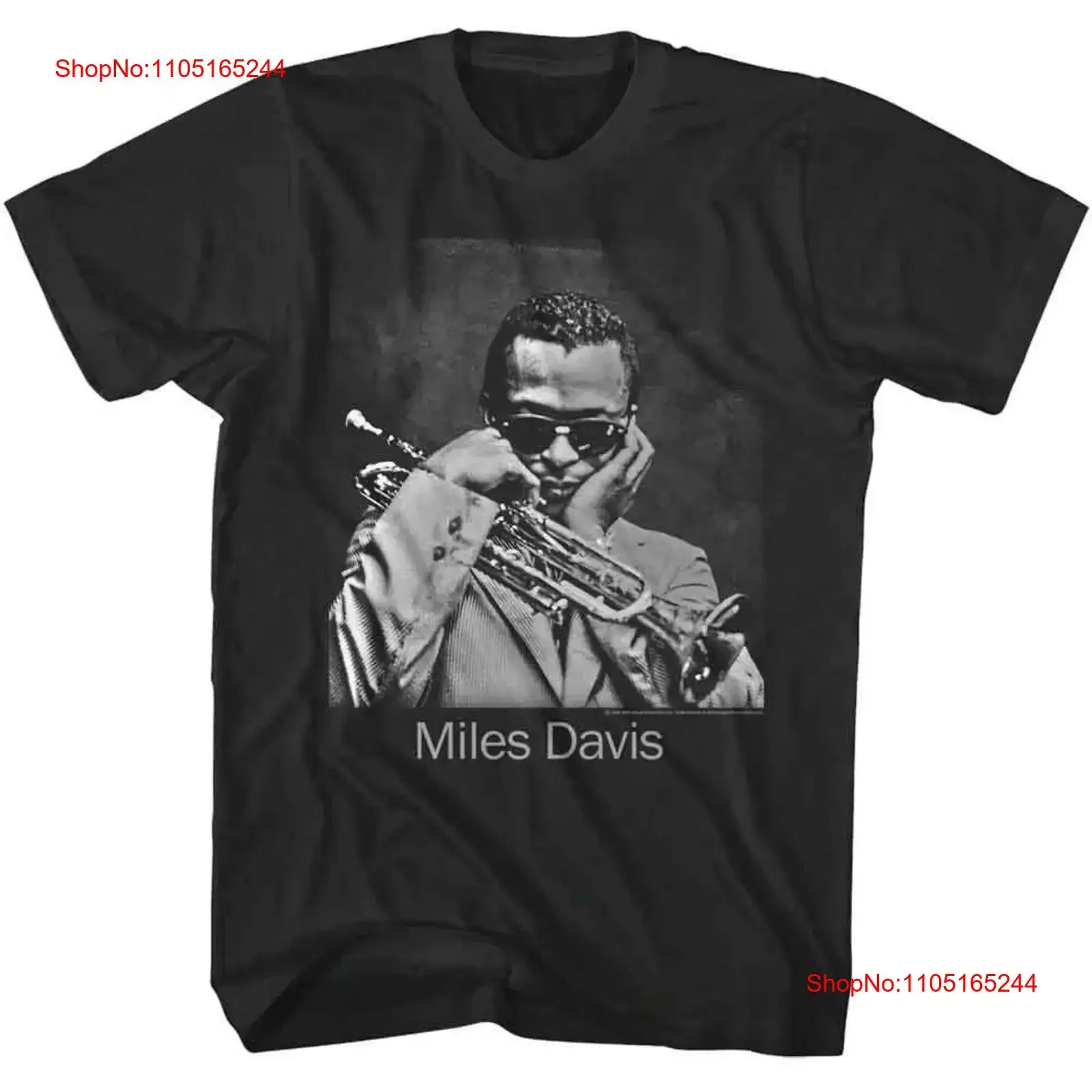 Miles Davis Round About Midnight Photo Gray Adult  T Shirt vintage Washed fashion Versatile streetwear Stylish Soft Unisex