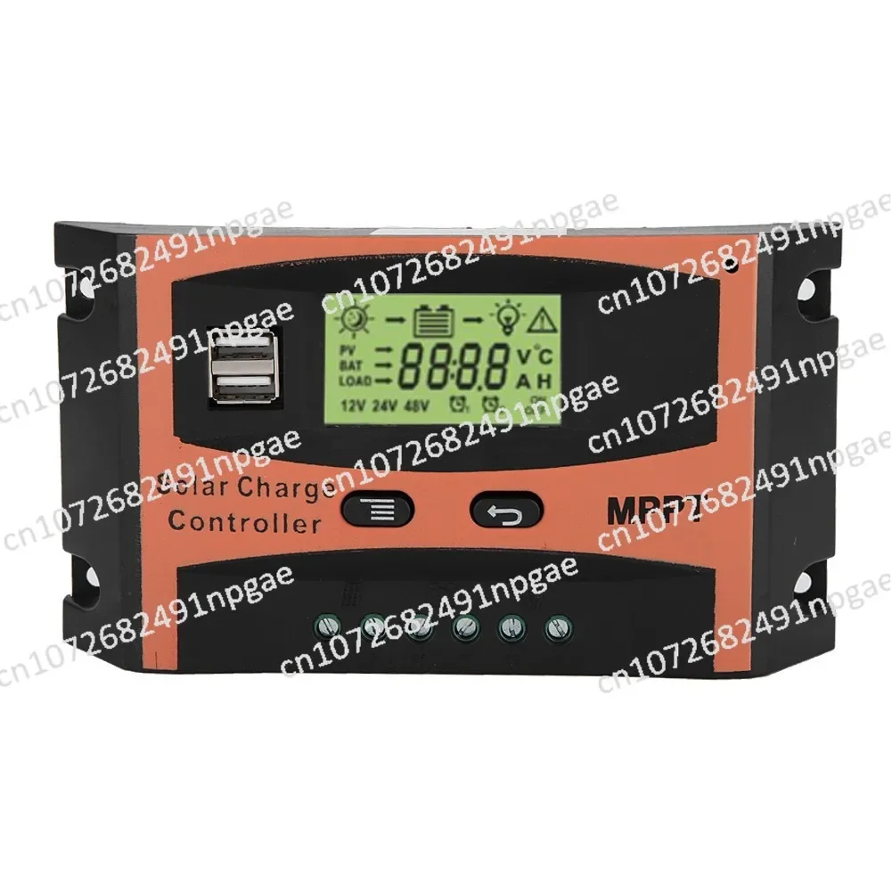 Cross-border 30A40A50A60A Solar Controller, Outdoor Photovoltaic Panel 12V/24V Battery Charging Controller