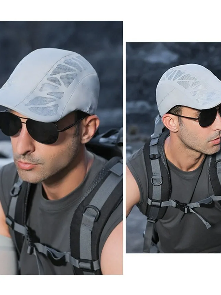 AliExpress NONE Beret Hat Fashion Summer Letter Newsboy Quick-drying Sun Cap Beret Hat Baseball Cap Cabbie Hat Quick-drying Baseball Cap