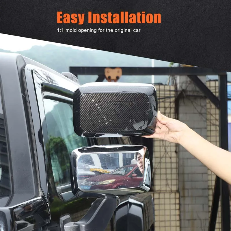 

Для Hummer H3 2005-2009 крышка наружного зеркала защитный чехол декоративные аксессуары узор из углеродного волокна модель Mecha 2 шт.